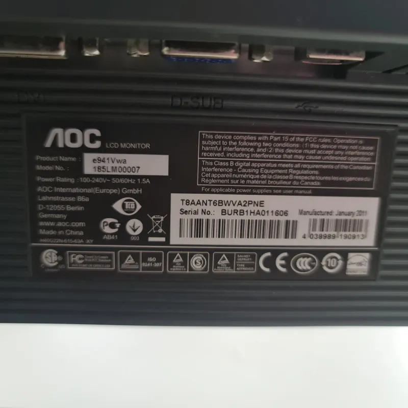 Monitor AOC con altavoces integrados afbeelding 5