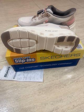 Skechers Slip-ins Talla 37 Beige/Rosa