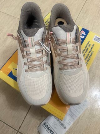 Skechers Slip-ins Talla 37 Beige/Rosa