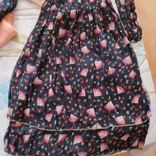 Vestido vintage elegante estampado