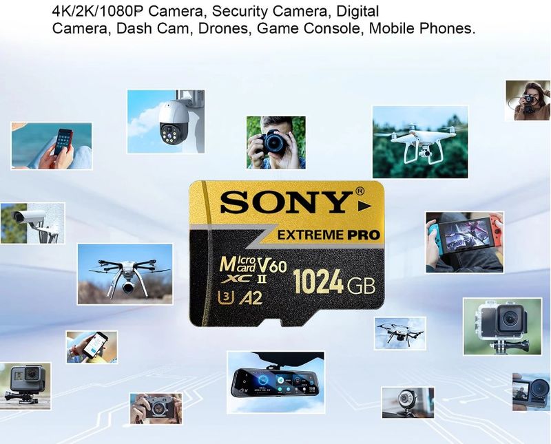 Tarjeta Micro SD Sony Extreme Pro 1TB V60 afbeelding 3