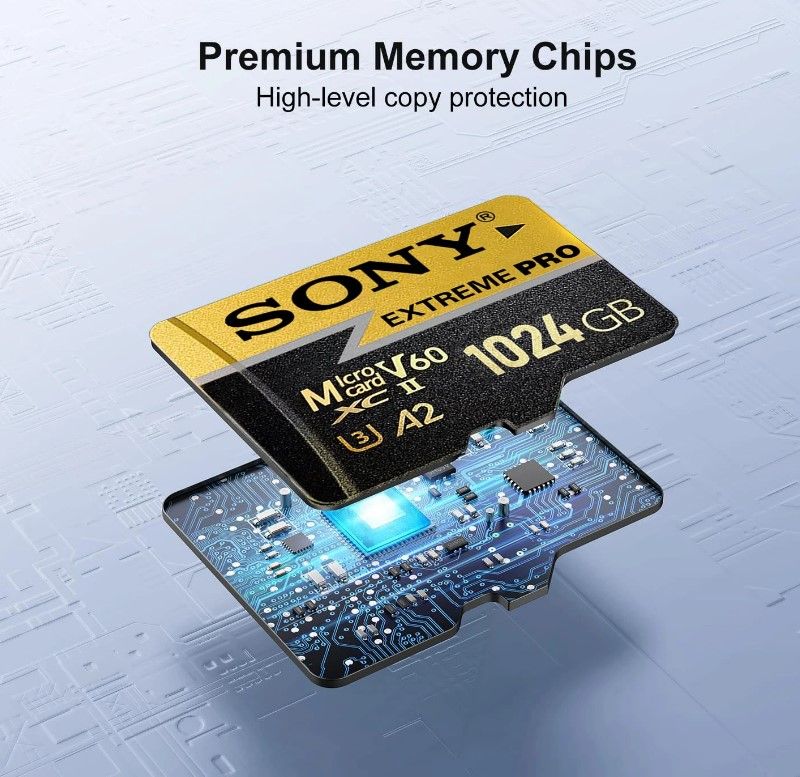 Tarjeta Micro SD Sony Extreme Pro 1TB V60 afbeelding 2