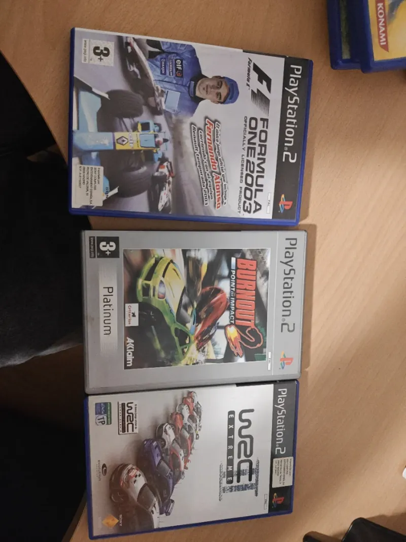 Lote 3 Juegos PS2: F1 2003, Burnout 2, WRC Extreme