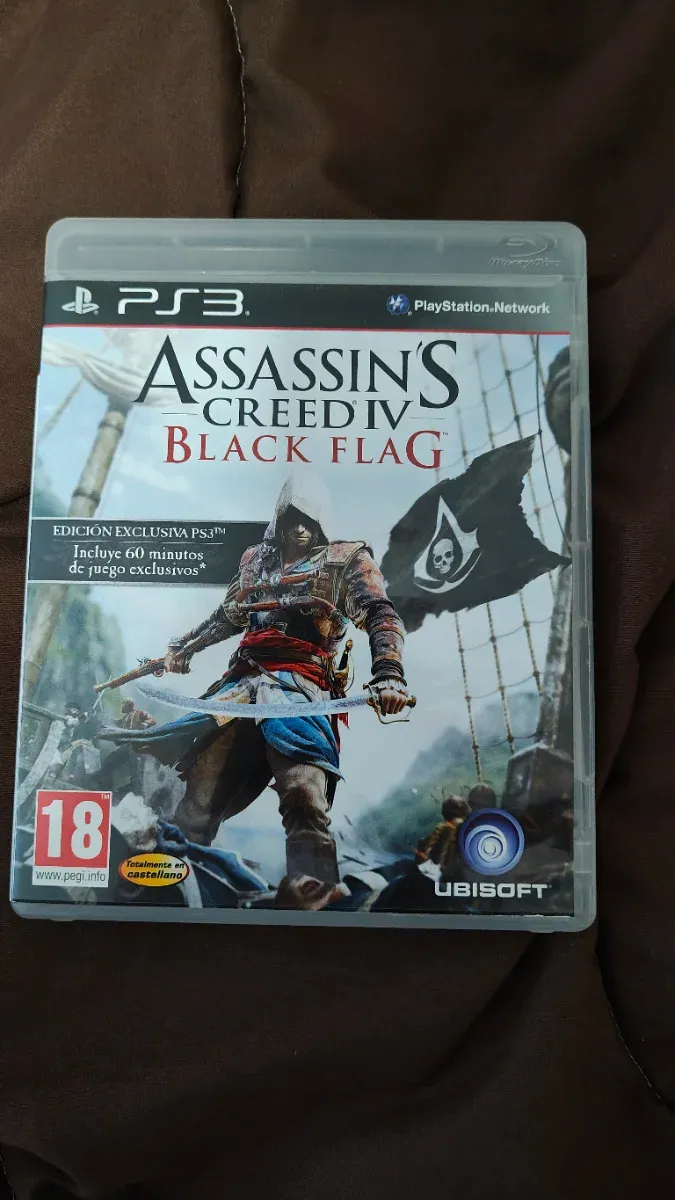 Assassin's Creed IV Black Flag PS3 carátula+ caja