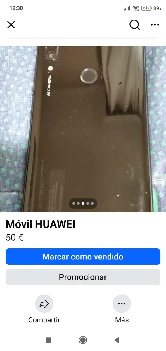 Móvil Huawei Rosa 50€ afbeelding 3