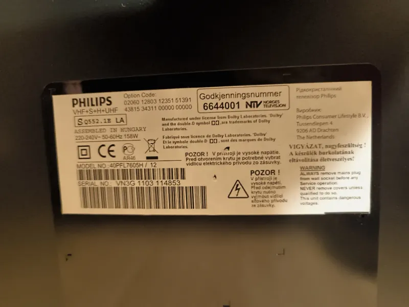 Televisión Philips 43 Negra afbeelding 4