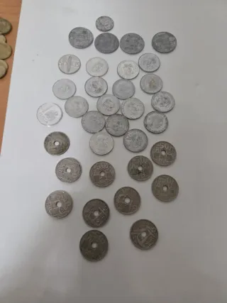 Monedas españolas Franco lote
