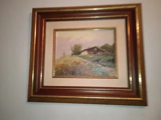 Cuadro al óleo sobre madera