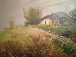 Cuadro al óleo sobre madera