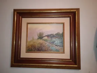 Cuadro al óleo sobre madera