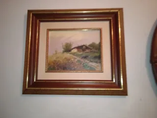 Cuadro al óleo sobre madera