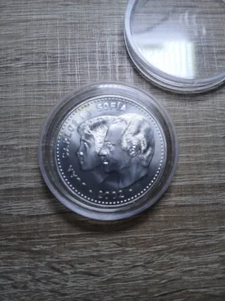 2 Monedas 12 Euros Plata 2002 Presidencia Europea