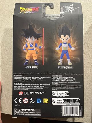 Figuras Dragon Ball Goku Mini + Vegito Bandai
