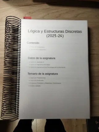 Lógica y Estructuras Discretas UNED