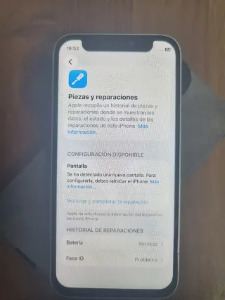 iPhone 12 mini con funda calavera