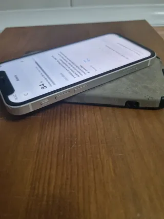 iPhone 12 mini con funda calavera