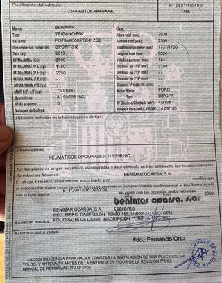 Benimar Sport 310 2009