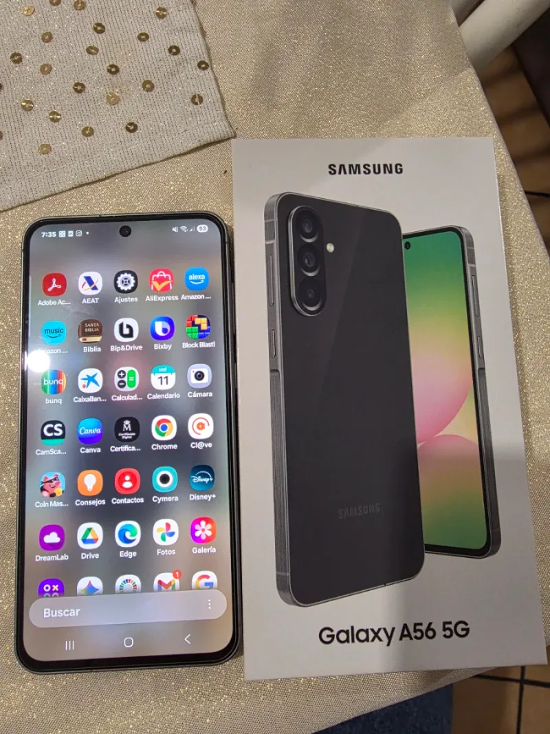 Samsung Galaxy A56 5G Gris afbeelding 3