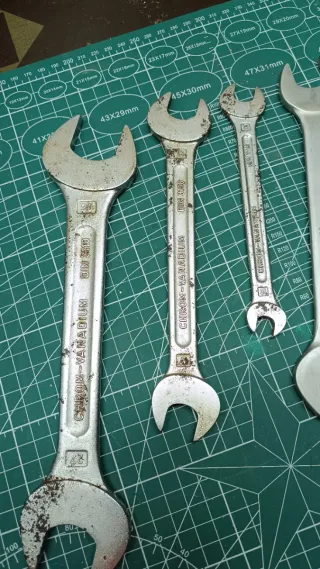 7 llaves fijas Cromo Vanadio