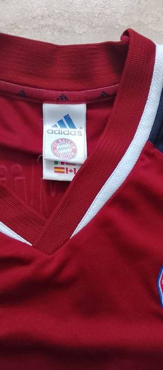 Camiseta Bayern Múnich T-Mobile, Talla XL, años 90