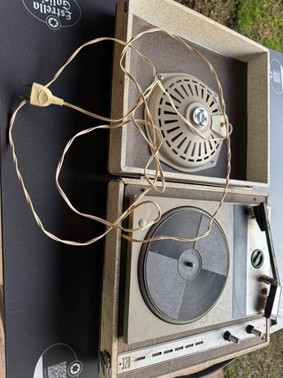 Tocadiscos Dual Vintage Beige/Marrón