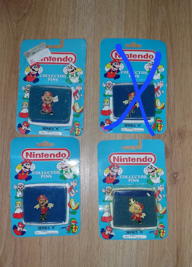 Pins Coleccionista Nintendo Serie A