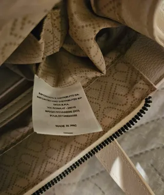 Borsa Laura Biagiotti color panna nuova