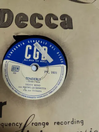 Lotti dischi vinile Fonit, Decca, CGD, Philips