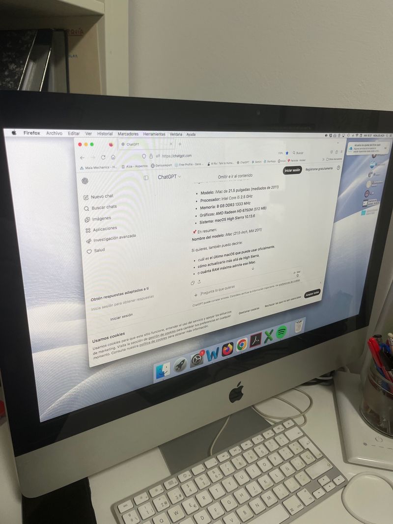 iMac 21.5 2011 Plata