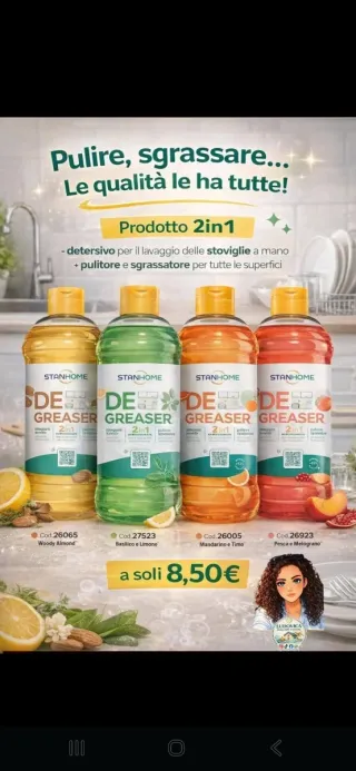 Stanhome De-Greaser 2in1 Woody Almond