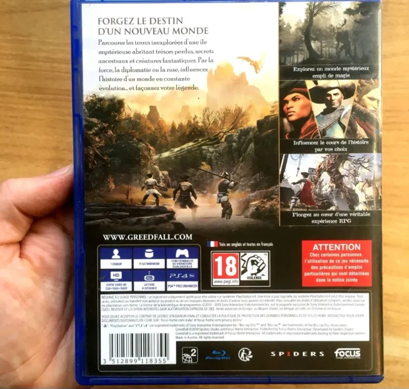 Greedfall PS4 (PlayStation 4) RPG afbeelding 2
