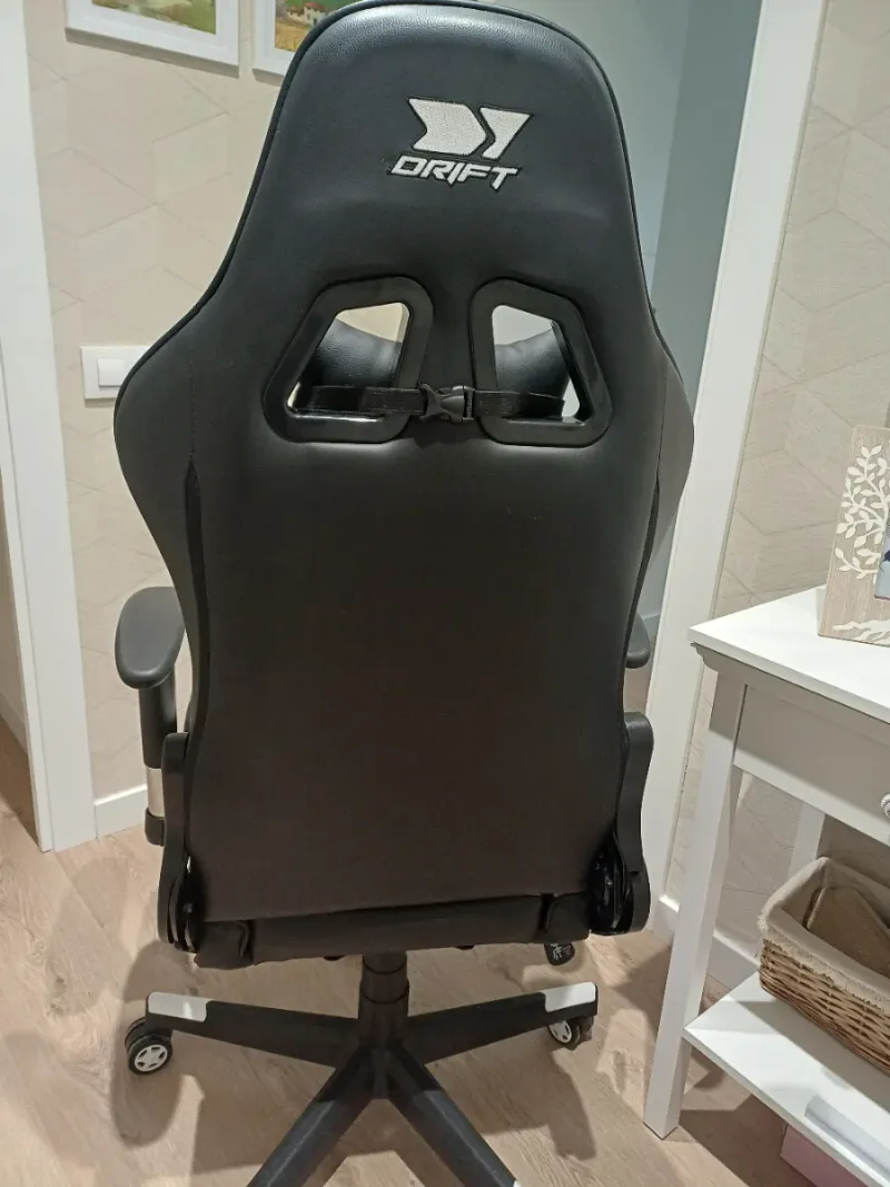 Silla Gaming Drift Blanca y Negra afbeelding 2