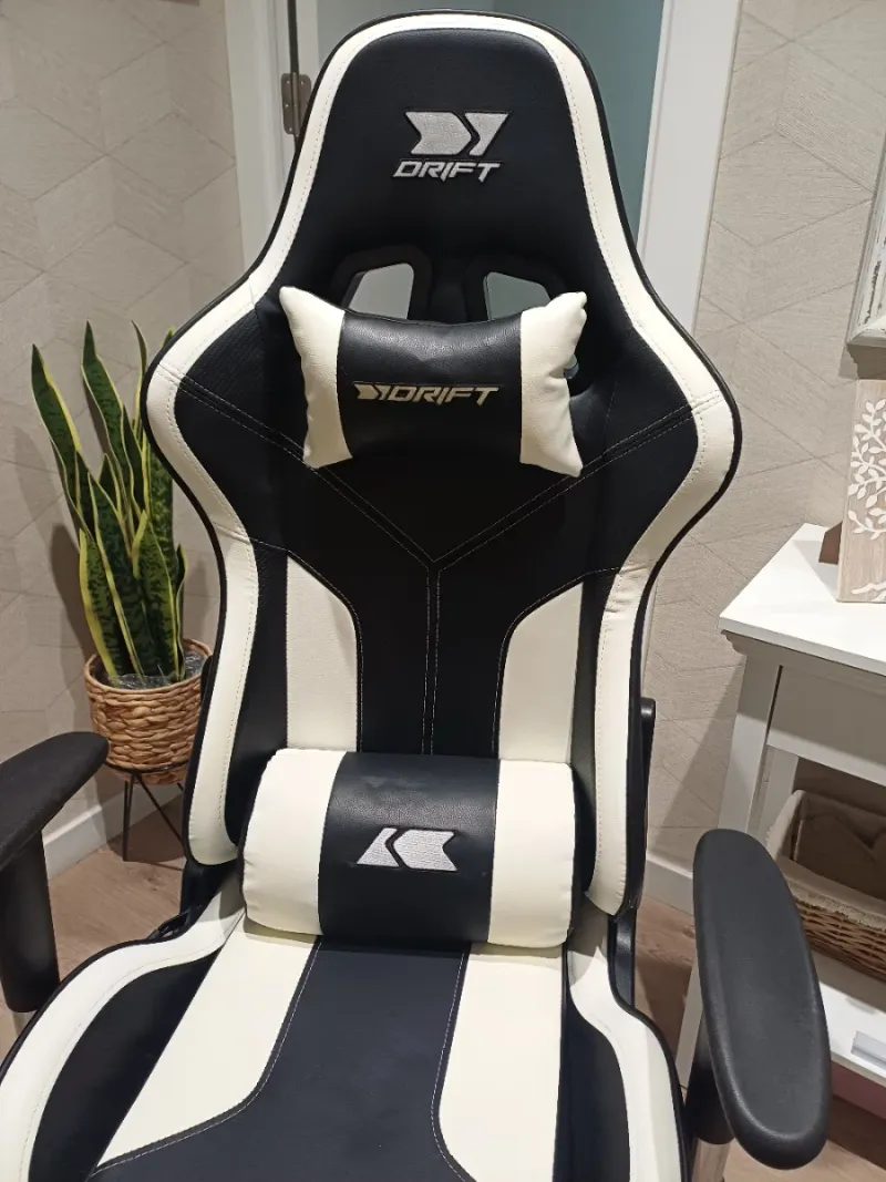 Silla Gaming Drift Blanca y Negra afbeelding 3