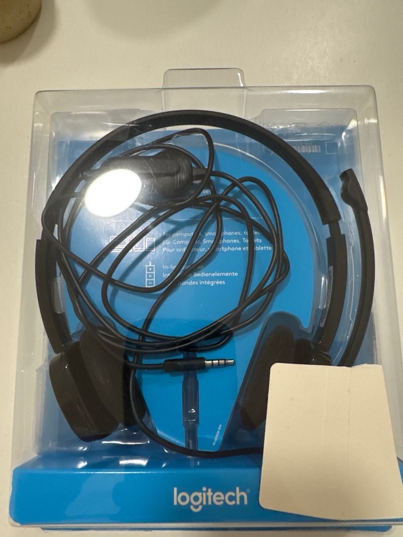 Logitech H151 Auriculares Stereo Micrófono afbeelding 2