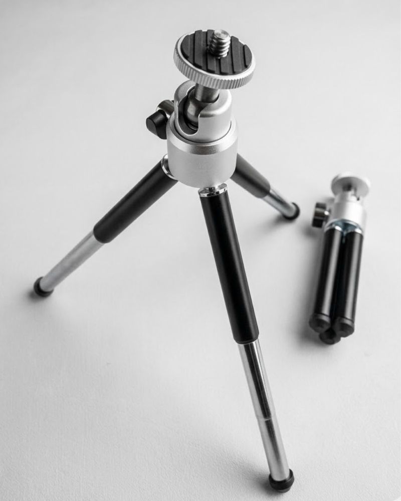 Mini trípode aluminio ligero