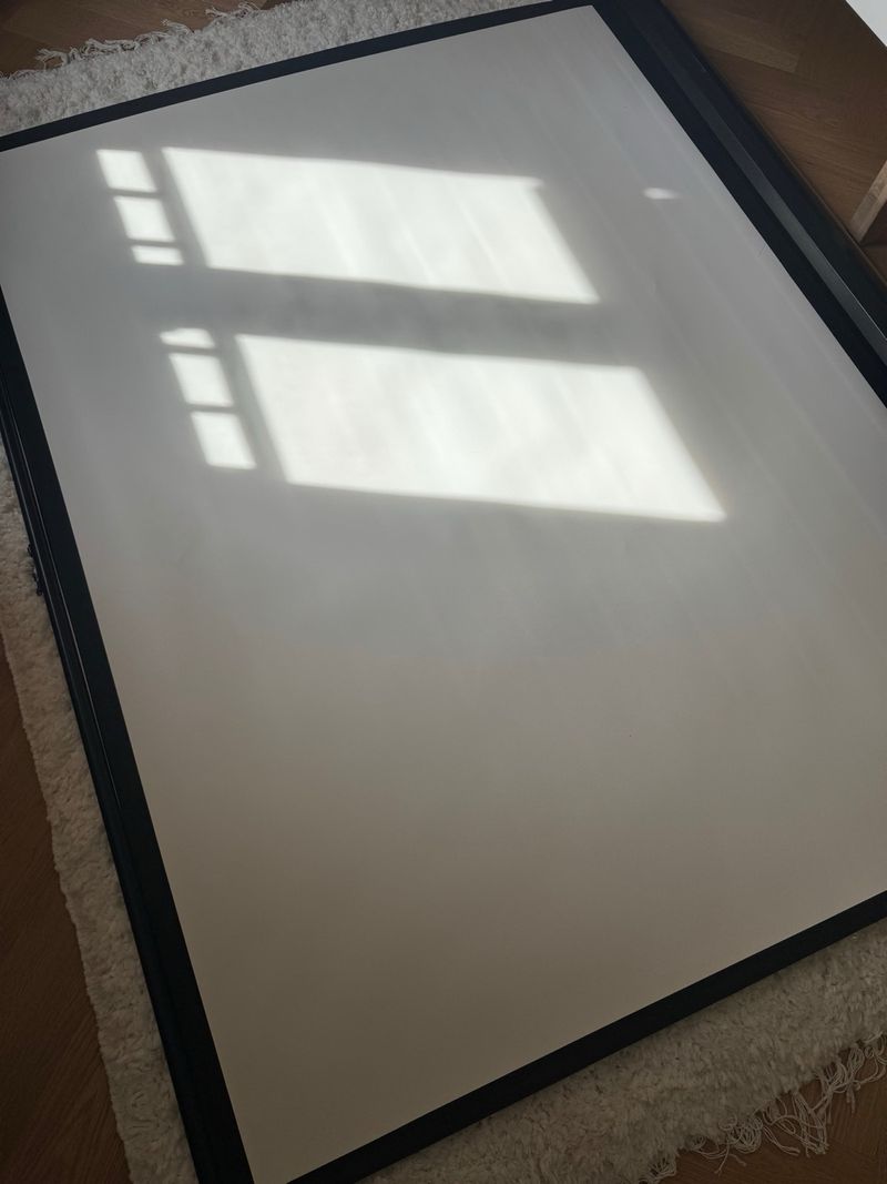 Pantalla de proyector Blanco Negro 170x130