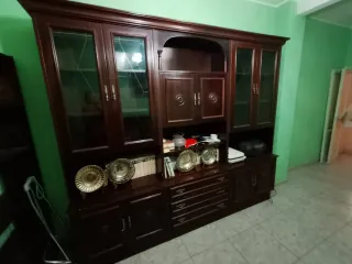 Mueble Bar Madera y Cristal