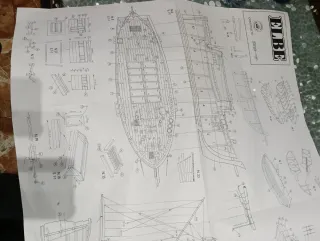 Kit de Madera Elbe See Ewer 1895