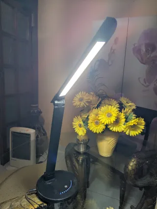 Lámpara LED Escritorio Negra