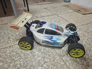 Coche RC Gasolina + Caja Herramientas