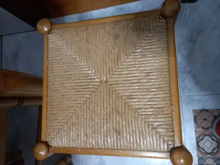 Mesa de cocina mármol y madera