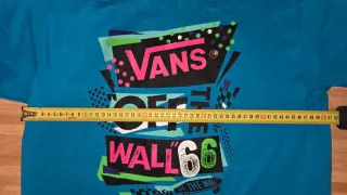 Camiseta Vans Off The Wall Azul Multicolor