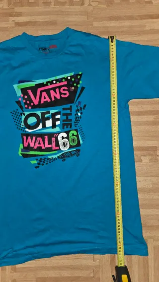 Camiseta Vans Off The Wall Azul Multicolor