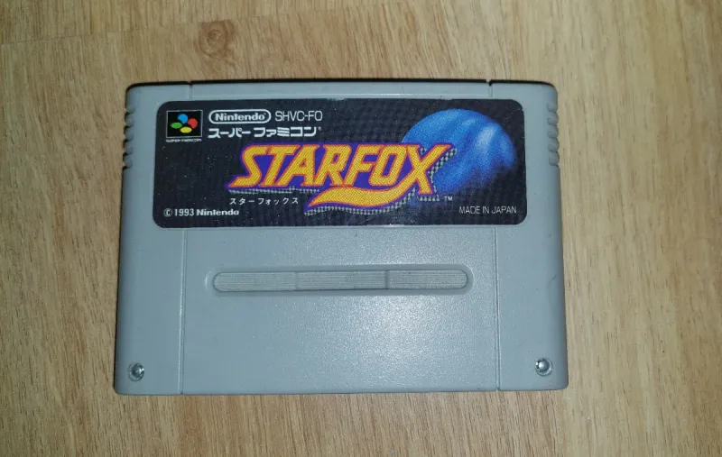 Starfox Super Famicom Nintendo SHVC-FO
