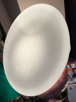 Plafón de vidrio Ineslam blanco