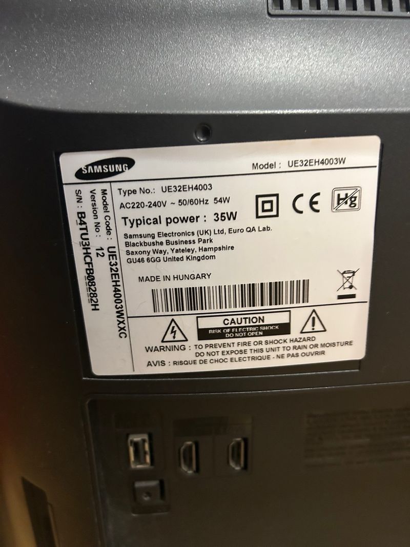 TV Samsung LED 32 HD UE32EH4003 afbeelding 5
