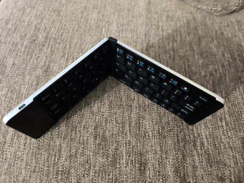 Teclado Plegable Mini Bluetooth Negro afbeelding 3