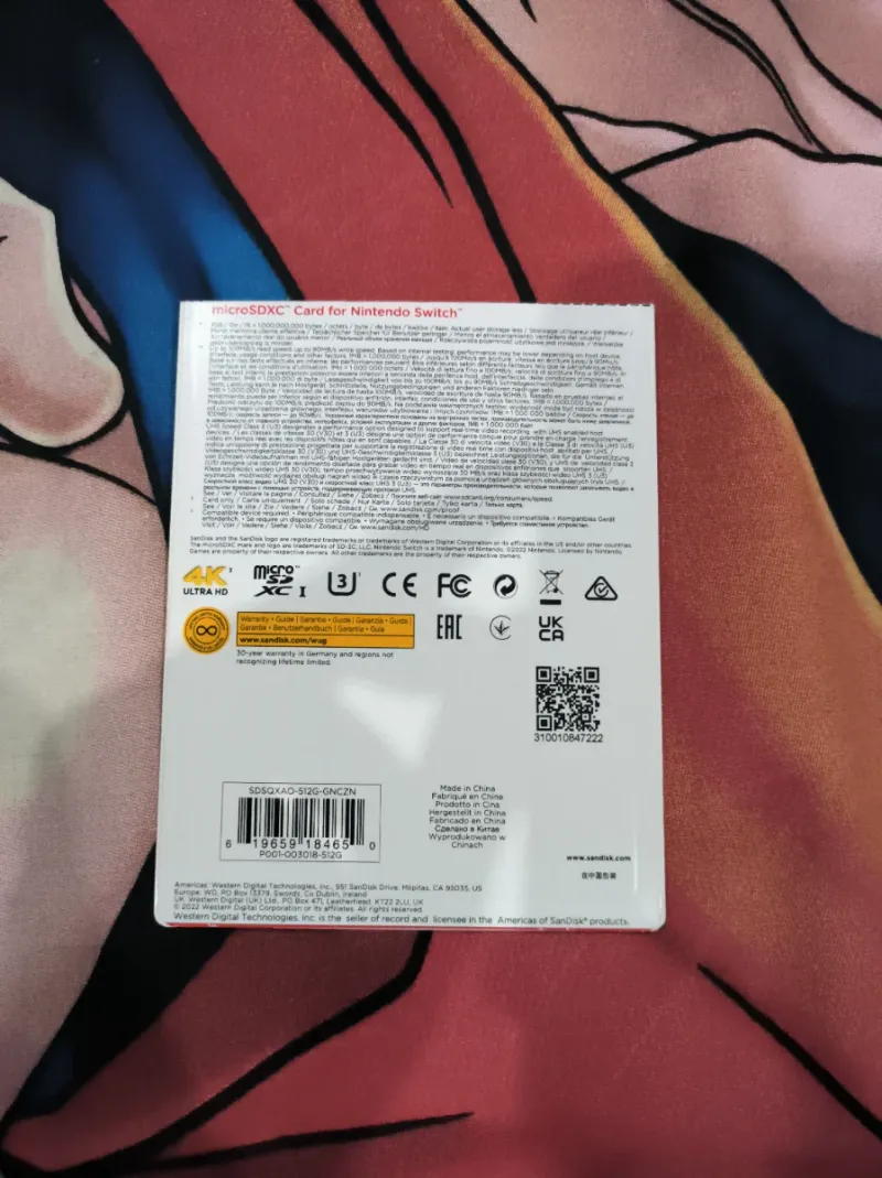 Tarjeta microSDXC 512GB Nintendo Switch afbeelding 2