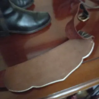 Cinturón de cuero repujado romerías  y trajes roci