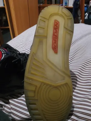 Zapatillas Jordan Talla 45 Negras Rojas